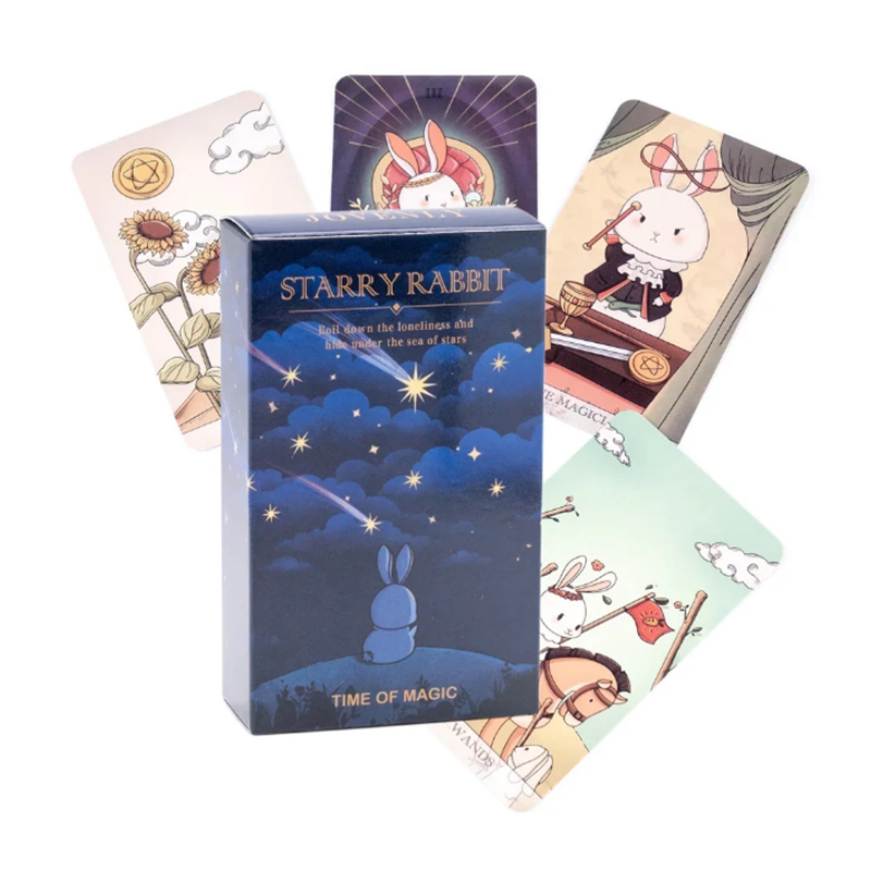Tarot Deck With Guidebook - Creative Starry Rabbit Tarot Cards No