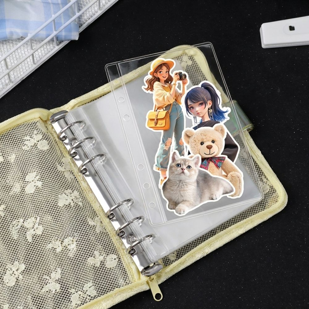 Bow Decoration Ring Binder Alb - Stationery Books 评论和价格