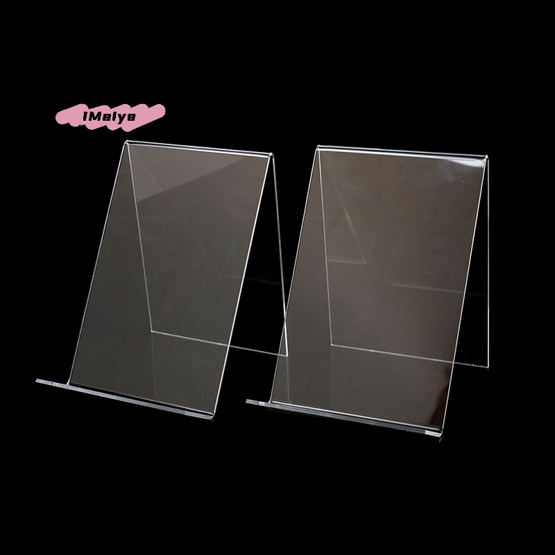 M-1pcs Clear Acrylic Display B - Clear Acrylic Book Stand Holder 评论和价格