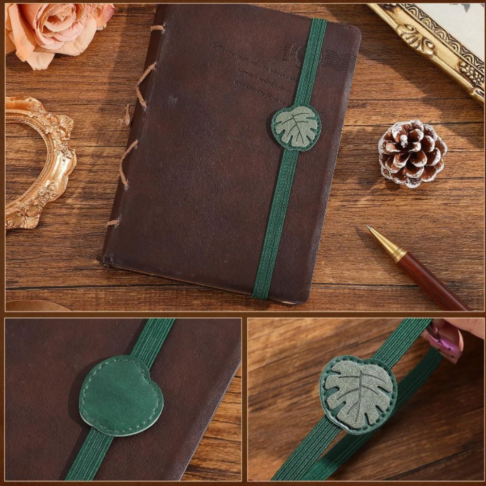 Vintage Elastic Bands Leather  - Vintage Leather Journal Notebook 评论和价格