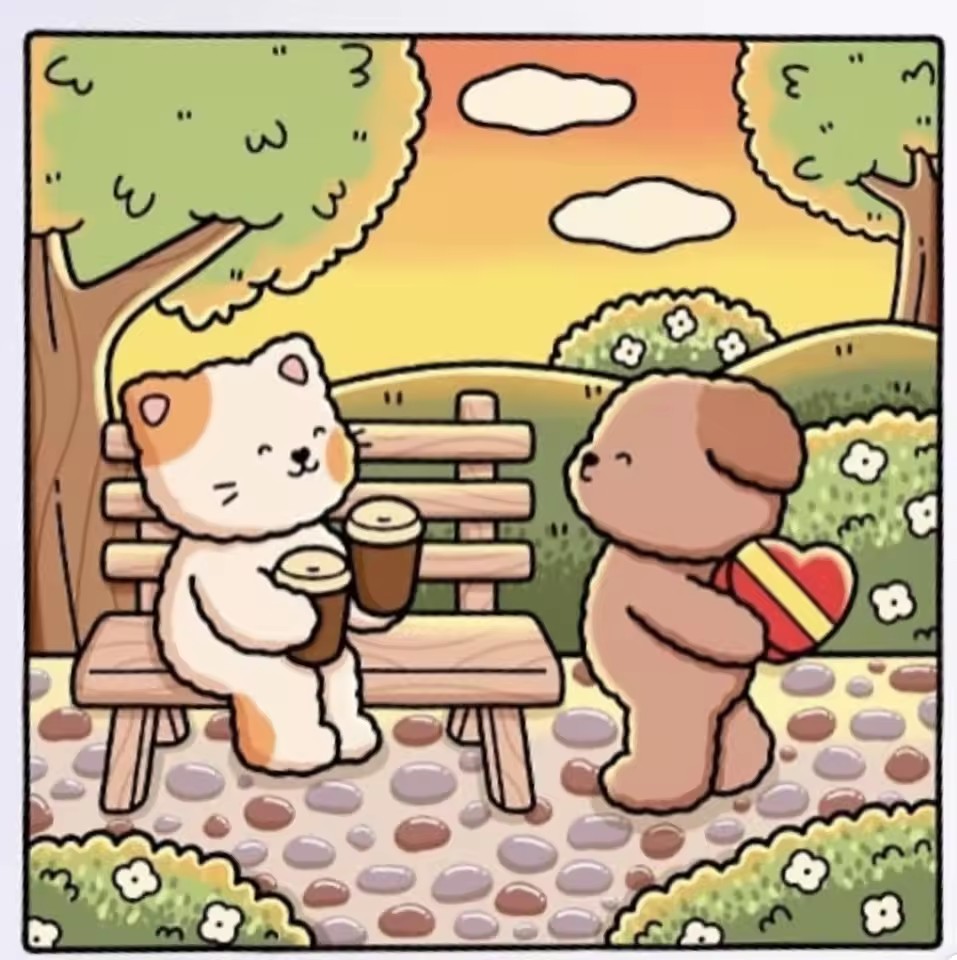 FUZZY IN LOVE Bold-easy Patter - Adult Coloring Book Stress Relief 评论和价格