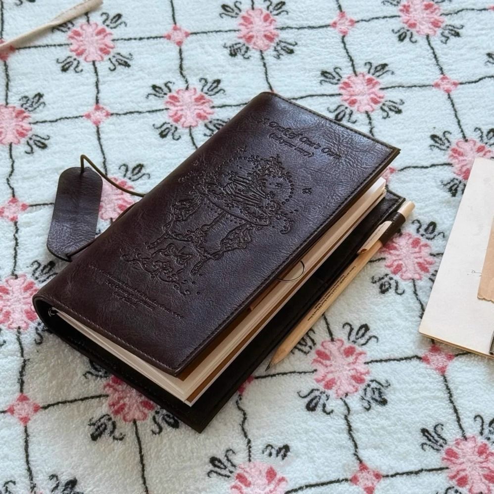Vintage Black Notebook PU Leat - Vintage Leather Journal Notebook 评论和价格