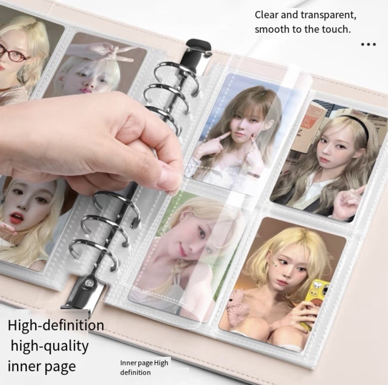 Light luxury Platinum A5 Binde - Kpop Photo Card Binder 3 Inch 评论和价格