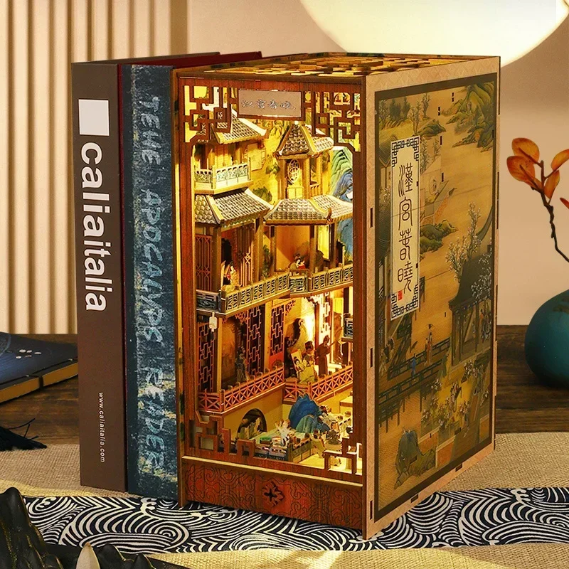Diy Wooden Book Nook Shelf Ins - Diy Wooden Book Nook Kit Shelf Insert 评论和价格