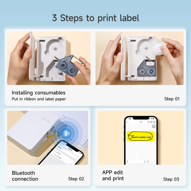 Niimbot N1/B18 Thermal Transfe - Mini Pocket Thermal Printer Paper Roll 评论和价格