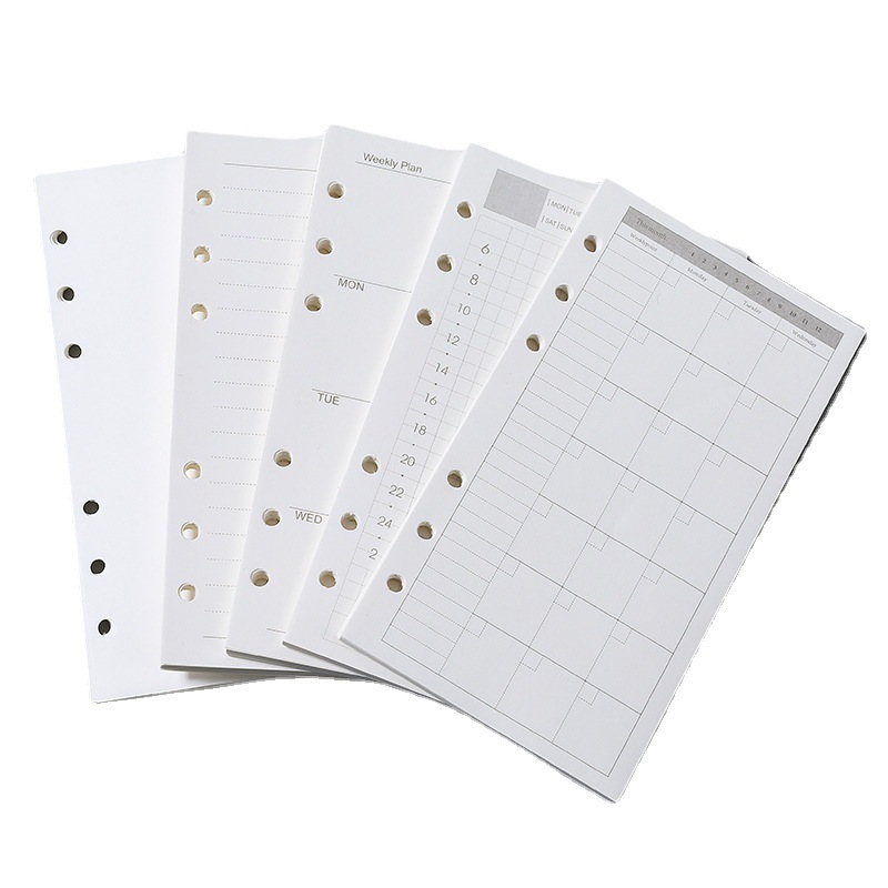 A5 A6 A7 Loose Leaf Notebook R - A5 Spiral Dotted Grid Notebook 评论和价格