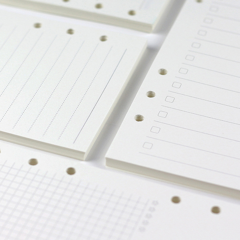 45 Sheets A5 A6A7 Loose Leaf N - A5 Spiral Dotted Grid Notebook 评论和价格