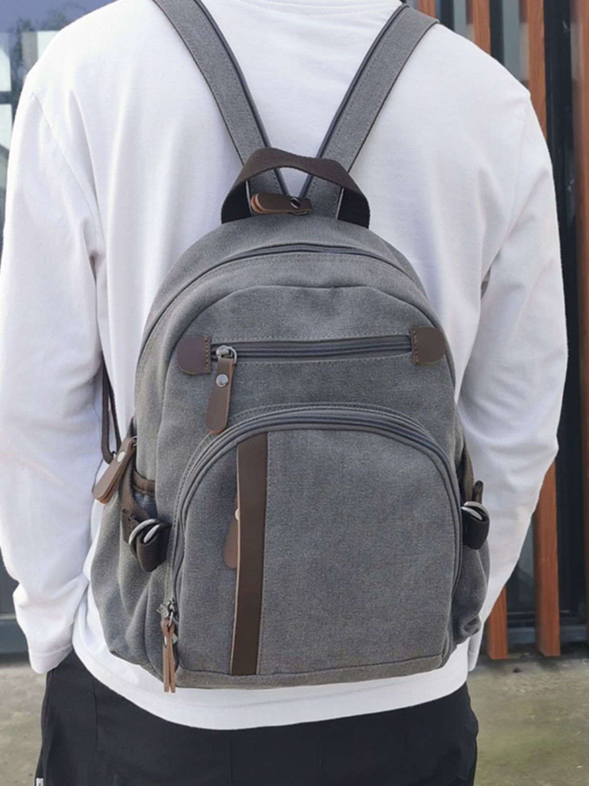 Small Canvas Backpack Leisure  - Books 评论和价格