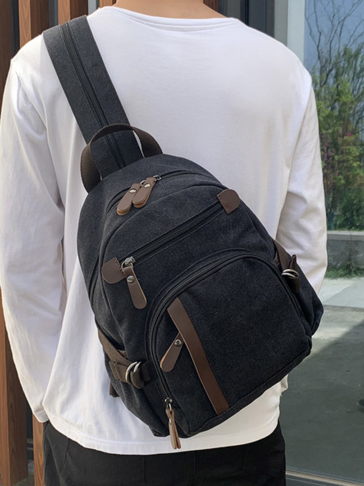 Small Canvas Backpack Leisure  - Books 评论和价格
