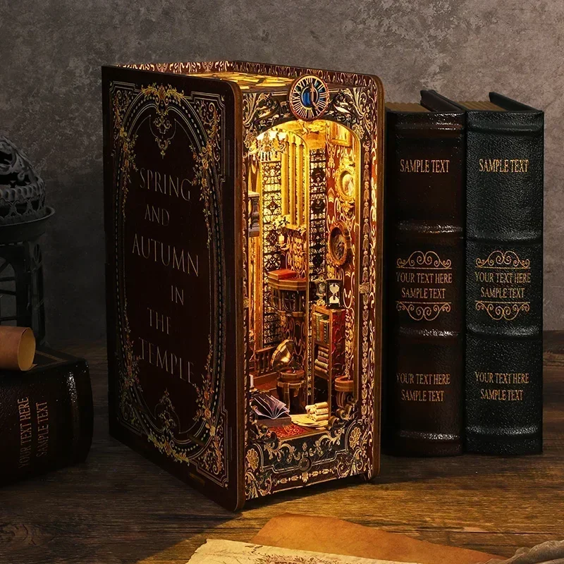 DIY Wooden Book Nook Shelf Ins - Diy Wooden Book Nook Kit Shelf Insert 评论和价格