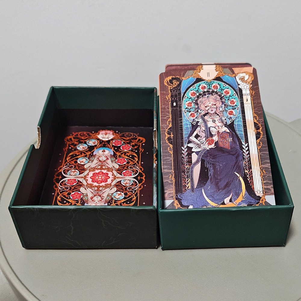 Double-embossed with Gorgeous  - Tarot Deck With Guidebook 评论和价格