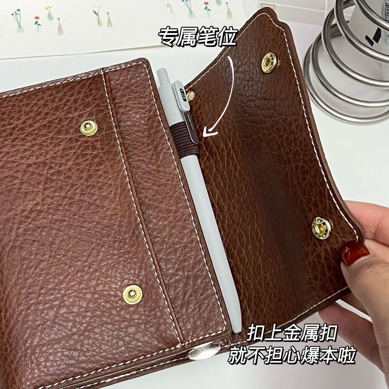 A7 Three Fold One Size Retro S - Vintage Leather Journal Notebook 评论和价格