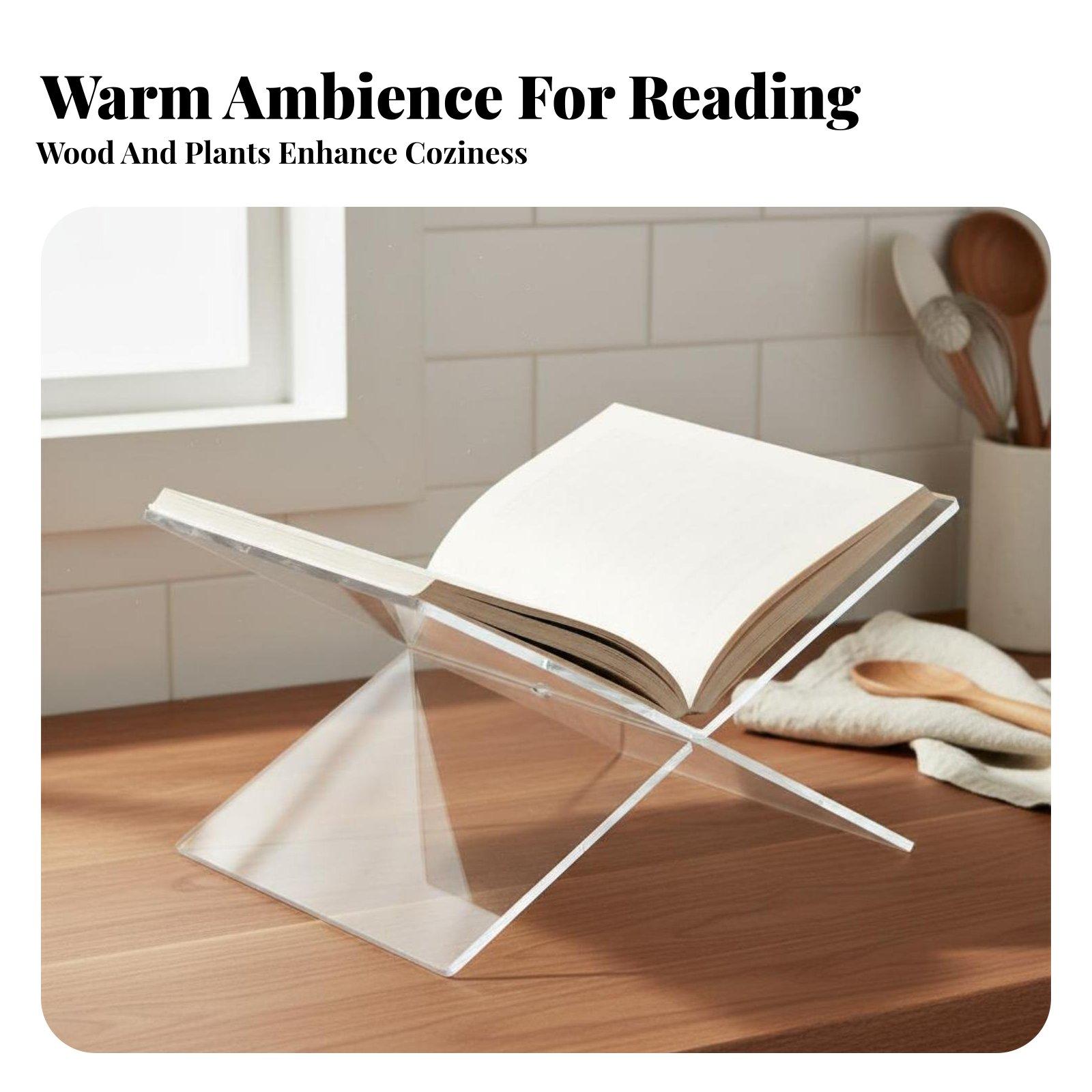 Acrylic Book Stand Thick Clear - Clear Acrylic Book Stand Holder 评论和价格