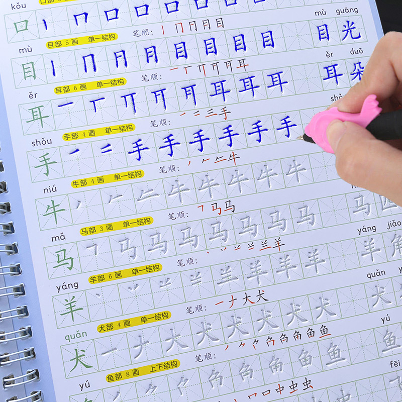 The Copybook Kids Book Learnin - Chinese Calligraphy Practice Book 评论和价格